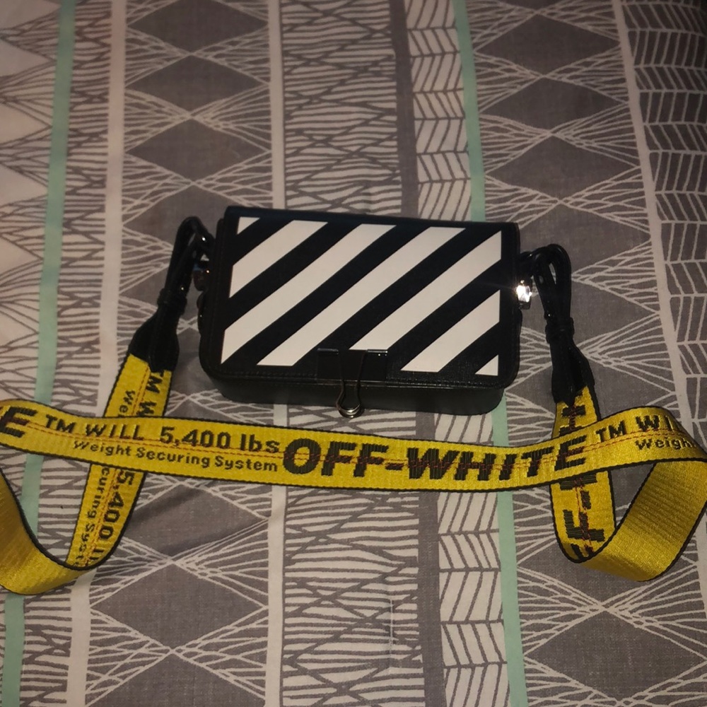 Off white diagonal bag